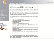 Tablet Screenshot of katalog.buecherei.dk